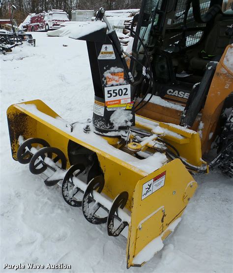 heavy duty skid steer snow blower|skid steer snow blower for sale.